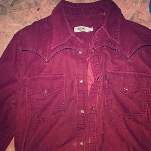 Moschino Western Stlye collaroy Long Sleeve Shirt